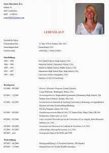 Education Lebenslauf Deutsch Lebenslauf Schreiben | lebenslauf