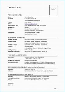 Lebenslauf Englisch Cv Vorlage Curriculum Vitae Englisch ...