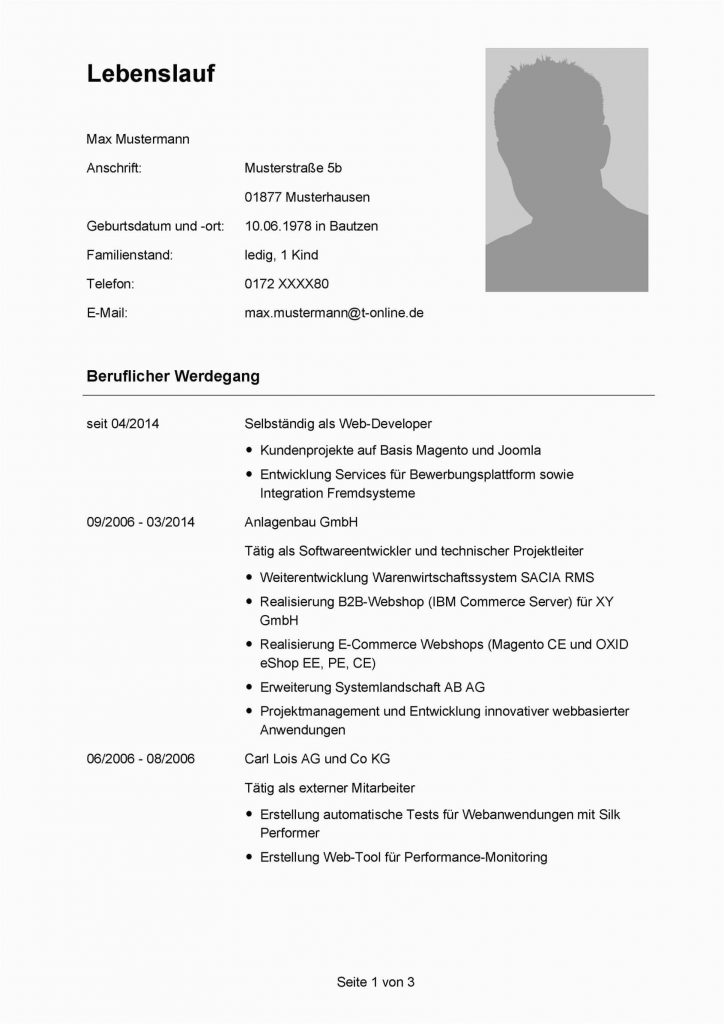 Lebenslauf Praktikum Tipps Tabellarischer Lebenslauf Tipps Und