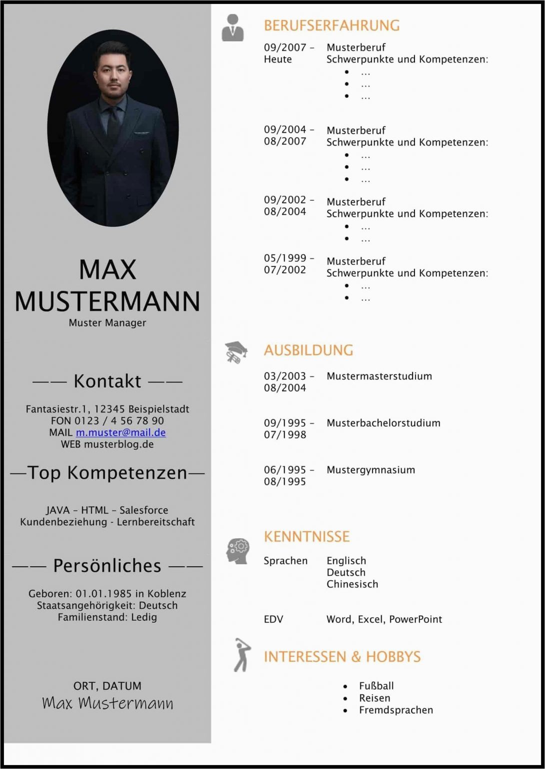 Lebenslauf Design Template Cv Design Guide Layout Free Format Word 