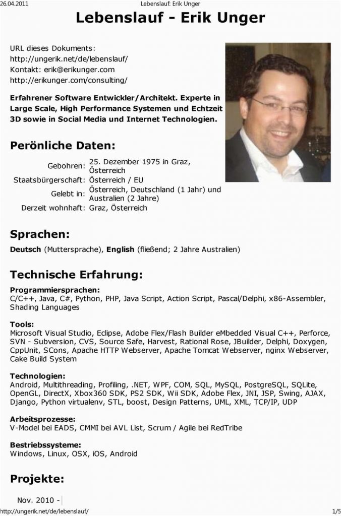 Lebenslauf Muttersprache Türkisch Deutsch Lebenslauf Erik Unger Pdf