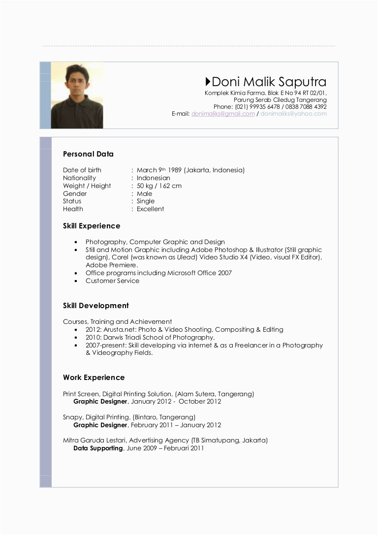 Cv Language Skills Uk Cv Example With Language Skills 5143