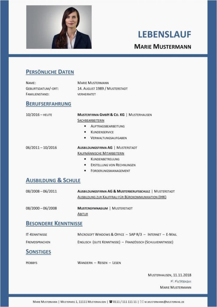 Lebenslauf Schön Gestalten Mit Word Lebenslauf In Word Gestalten