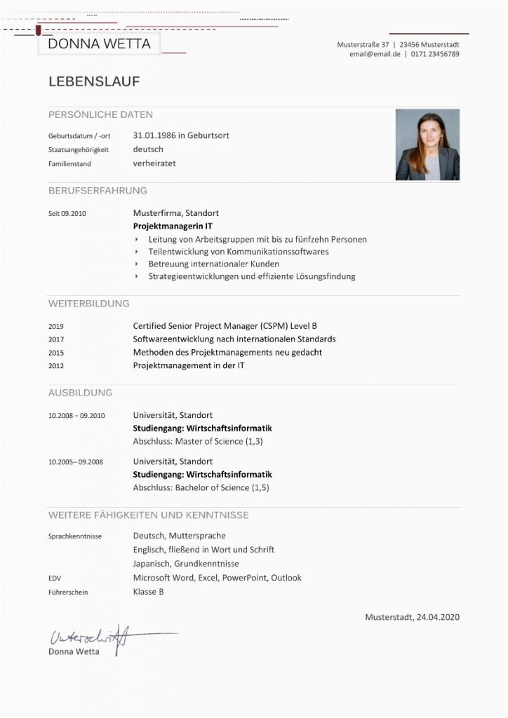 Lebenslauf Vorlage Verheiratet Lebenslauf Vorlage Intellektuell