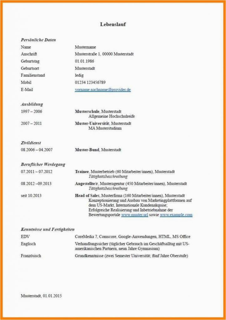 Lebenslauf Erzieherin Englisch 15 Anschreiben Bewerbung Erzieher