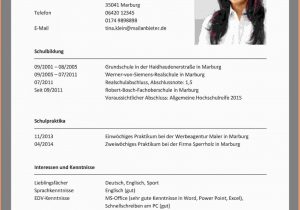 Allgemeine Hochschulreife Englisch Lebenslauf Frisch Der Perfekte Lebenslauf 2015 Briefprobe Briefformat