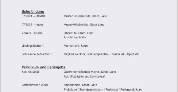 Computer Skills Lebenslauf Englisch Lebenslauf Englisch Schüler
