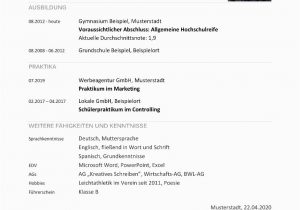 Deutsch Als Muttersprache Im Lebenslauf Lebenslauf Vorlage Uni Kostenloser Download