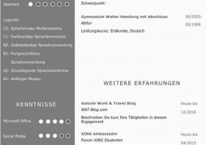 Deutsch B2 Lebenslauf Bewerbungsvorlage Premium Xl Für Viel Berufserfahrung