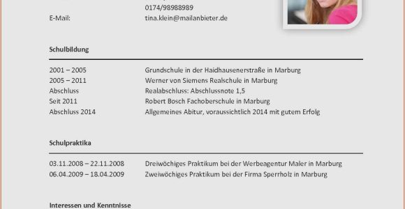 Kenntnisse Lebenslauf Englisch Lebenslauf Vorlage 2018 Schüler 12 Einzigartig Gut Designt