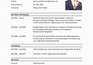 Lebenslauf Auf Deutsch Muster Lebenslauf Vorlage Klassisch & Modern