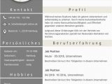 Lebenslauf Design 2 Seiten Moderne Lebensläufe Lebenslauf "full attention" Als Download