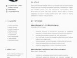 Lebenslauf Design Manager Classic Resume Template [ ]