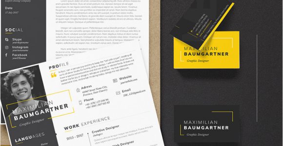 Lebenslauf Design Newsletter Abbestellen Lebenslauf Vorlage Namens Maximilian Baumgartner Graphic Designer