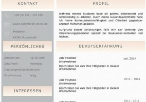 Lebenslauf Deutsch Design Bewerbungsvorlage Cv Golden Candidate In Deutsch Download