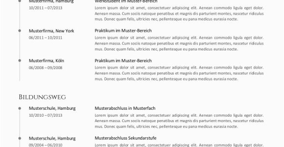 Lebenslauf Deutsch Download Premium Bewerbungsmuster 7