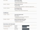 Lebenslauf Deutsch Muster Doc Lebenslauf Vorlagen & Muster Kostenloser Download Als Pdf