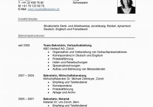 Lebenslauf Deutsch Schweiz Lebenslauf Muster Und Vorlagen