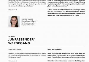 Lebenslauf Deutsch Verhandlungssicher Karrieremagazin Winter 2017 by Wu Zbp Career Center issuu