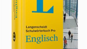 Lebenslauf Englisch Dict Langenscheidt Schulwörterbuch Pro Englisch Buch Mit Line