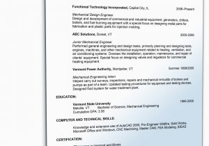 Lebenslauf Englisch Resume Vorlage Sample Resume for Engineering Position • De Bewerbung Download