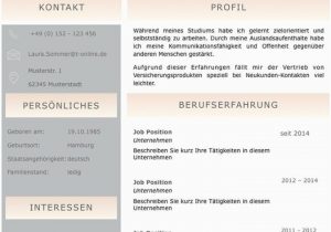 Lebenslauf Grafikdesign Download Bewerbungsvorlage Cv Golden Candidate In Deutsch Download