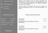 Lebenslauf Klassisch Hamburg Bewerbungsvorlage Premium Xl Für Viel Berufserfahrung