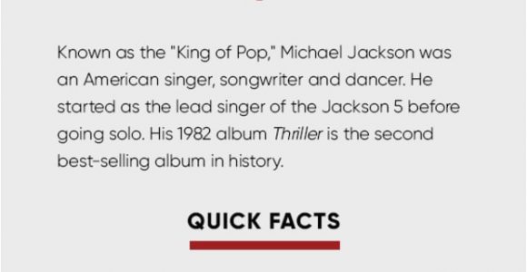 Lebenslauf Michael Jackson Englisch Michael Jackson Kids songs & Thriller Biography