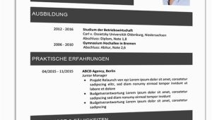 Lebenslauf Vorlagen Photoshop Einfache Lebenslauf Vorlage 13