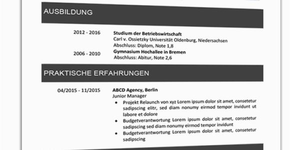 Lebenslauf Vorlagen Photoshop Einfache Lebenslauf Vorlage 13