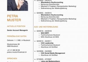 Moderner Cv Schweiz Lebenslauf Vorlage Klassisch & Modern In 2020 Mit Bildern
