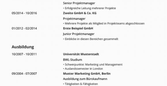 Moderner Professioneller Lebenslauf Lebenslauf Vorlagen & Muster Kostenloser Download Als Pdf