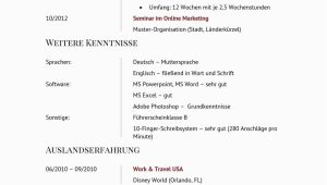 Schreibt Man Deutsch Im Lebenslauf Groß Lebenslauf Muster Für Verkäufer